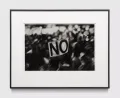 Study of Protest No by Robert Longo contemporary artwork Works on Paper