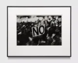 Study of Protest No by Robert Longo contemporary artwork drawing works on paper