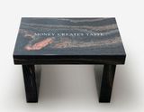 Selection from Truisms Money creates taste by Jenny Holzer contemporary artwork sculpture