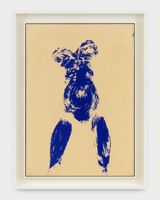 Anthropometrie sans titre ANT 43 by Yves Klein contemporary artwork painting works on paper