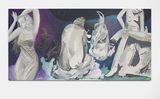 Statues by Jasmine Little contemporary artwork painting