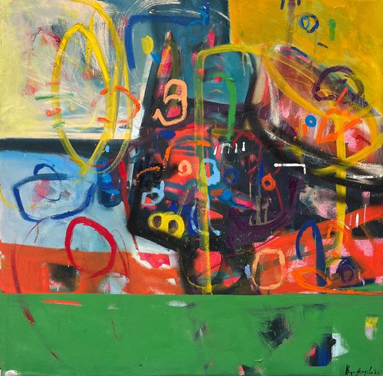 Energy by Khaya Sineyile contemporary artwork Painting