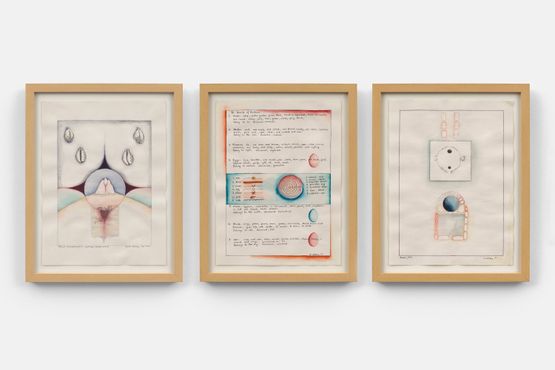 Blood Transformation Mysteries by Faith Wilding contemporary artwork Works on Paper