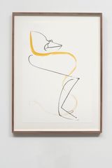 Autoportrait avec pouce opposable XLII by Abraham Cruzvillegas contemporary artwork painting works on paper