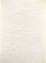 Serie  Musique  by Pablo Palazuelo contemporary artwork works on paper
