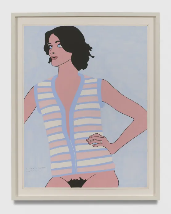 Sleeveless Sweater by John Wesley contemporary artwork Works on Paper