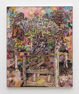 Tragegedy sic by Ivan Morley contemporary artwork painting mixed media textile