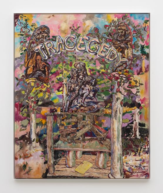 Tragegedy sic by Ivan Morley contemporary artwork Painting