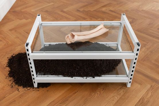 The tide of things I by Yasam Sasmazer contemporary artwork Installation