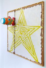 Fish on a Pentagram Maze by Mike Cloud contemporary artwork painting photography print works on paper