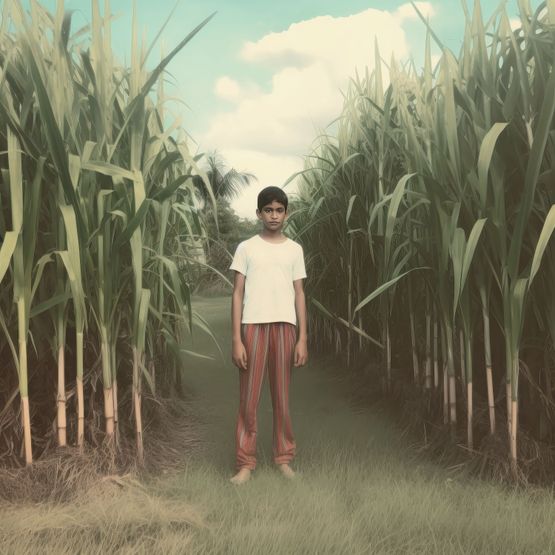 Sugar Cane by Sabrina Tirvengadum contemporary artwork Print