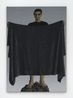 Man holding the night sky by Lenz Geerk contemporary artwork Painting