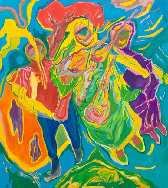 Transcending  Place by Chemu NgOk contemporary artwork Painting