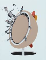 Sepulcro blanqueado by Jose Castiella contemporary artwork painting