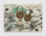 EvolutionSouth Wall of Mogao Cave No.023 Goli Kplekple Mask by Xu Zhen contemporary artwork painting