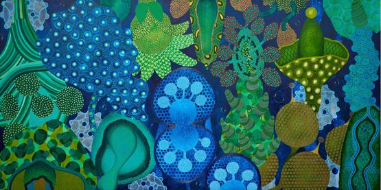 Viridian by Michael McHugh contemporary artwork Painting