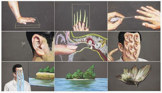 The Birth of the Word to the Demise of the Bird by Wang Haiyang contemporary artwork Moving Image