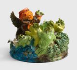 Untitled Frog Angel by David Gilhooly contemporary artwork sculpture