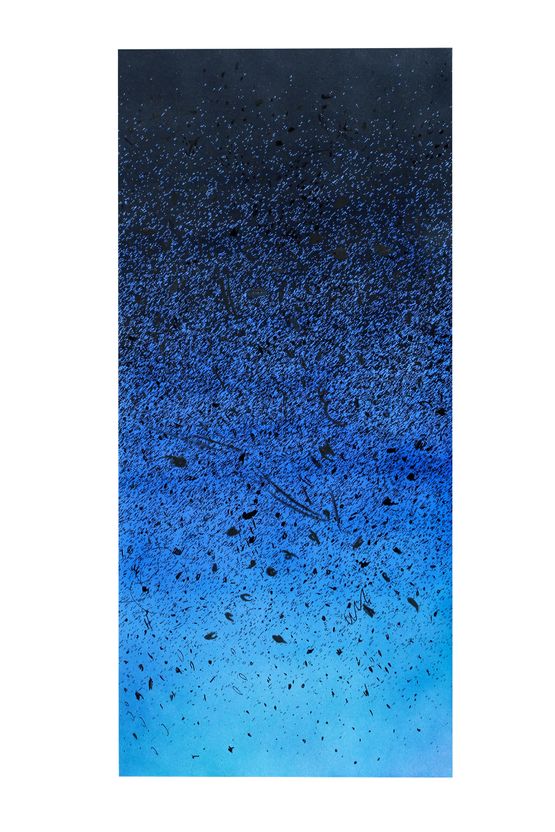 Drive to the Moon and Galaxy 1-2 by Yoon Hyangro contemporary artwork Painting