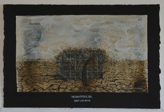 Lepidium solandri by Michael Shepherd contemporary artwork Works on Paper