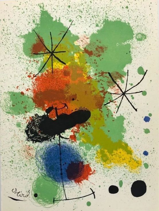 LAtelier Mourlot by Joan Miro contemporary artwork Print