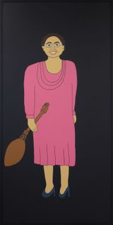Nana in Rarotonga by Ayesha Green contemporary artwork painting