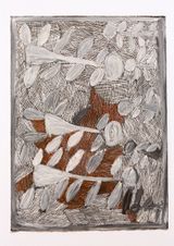 Untitled by Nyapanyapa Yunupiu contemporary artwork works on paper