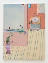 They Dont Bump Into Each Other by Fabian Treiber contemporary artwork painting works on paper