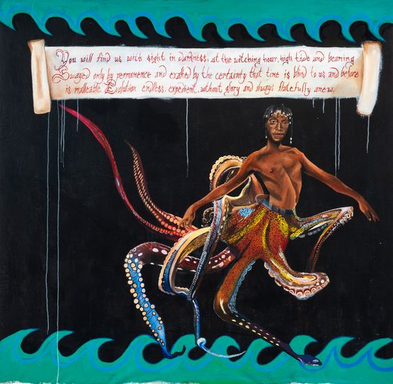 The tides are changing by Khaleb Brooks contemporary artwork Painting
