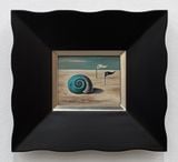 Snail Shell with Flags by Gertrude Abercrombie contemporary artwork painting