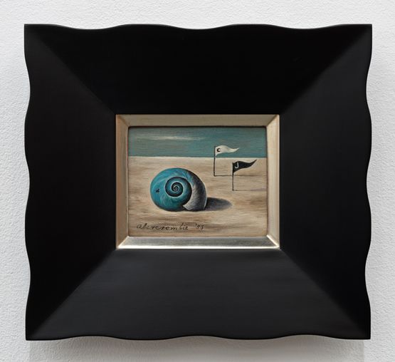 Snail Shell with Flags by Gertrude Abercrombie contemporary artwork Painting