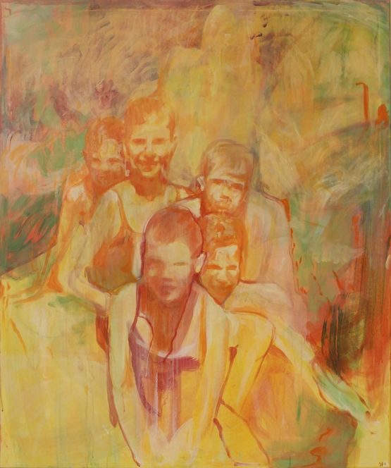 The Time Tracker by Oda Tungodden contemporary artwork Painting