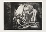 Nero Fiddles While Rome Burns by Louise Reynolds contemporary artwork print