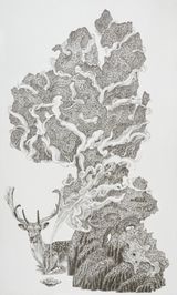 Stone Fairy Deer at Rest by Chen Chun-Hao contemporary artwork sculpture
