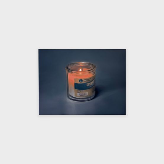 Rambue Yahrzeit Candle by Robert Russell contemporary artwork Painting