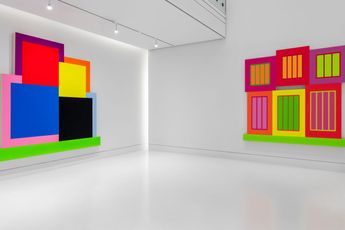 Contemporary art exhibition Peter Halley Recent Paintings at Almine Rech Monaco