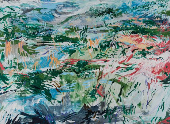 Chroniques temporelle de vetheuil I by Clement Denis contemporary artwork Painting