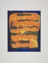 Ahahead by Frank Bowling contemporary artwork print