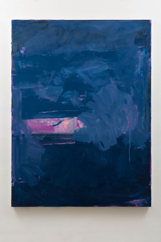 Blue painting by Bruno Dunley contemporary artwork Painting