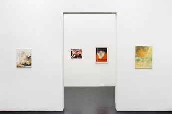 Contemporary art exhibition Jochen Klein Jochen Klein Peter Doig at Galerie Buchholz Cologne Germany