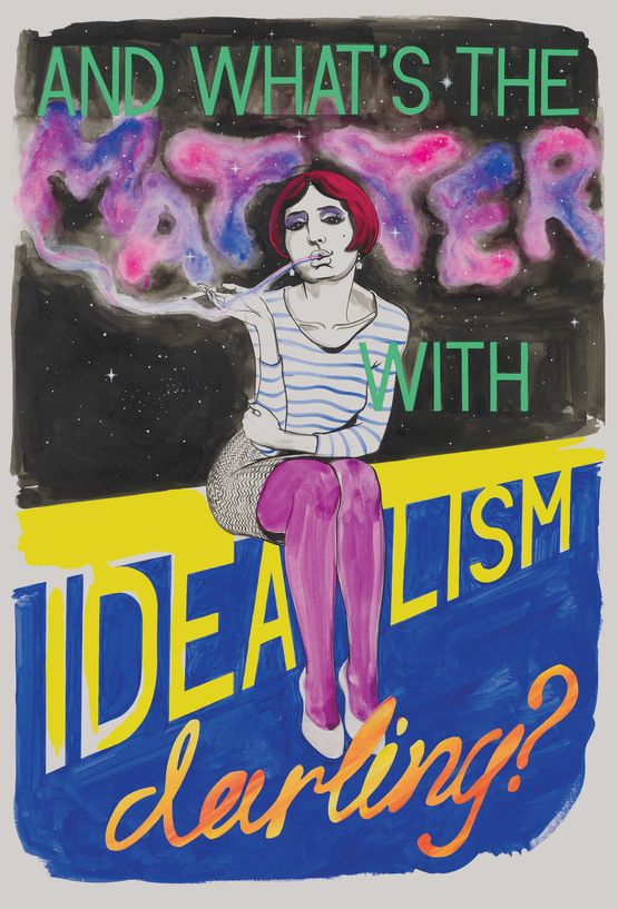 Untitled And whats the matter with Idealism darling by Charles Avery contemporary artwork Painting