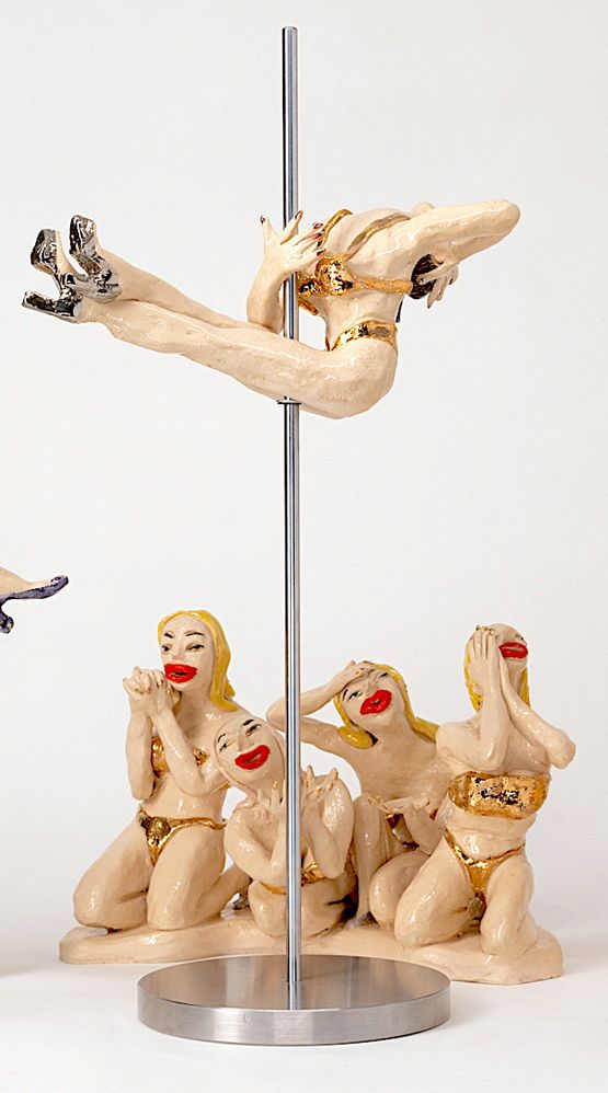 Strip club II by Ioana Maria Sisea contemporary artwork Sculpture