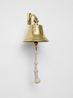 Ships Bells Iroko wrap - around strake by Ian Hamilton Finlay contemporary artwork Sculpture