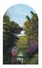 LIGHT KEEPERSGrandma Tuis front yard by Alex Face contemporary artwork Painting