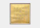 Life Face on Gold S_23 by Tatsuo Miyajima contemporary artwork Works on Paper