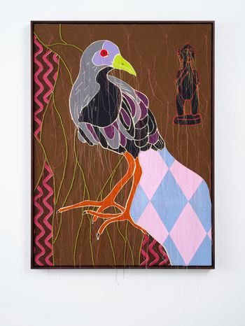 African Bird Magic Sakalava Rail by Yinka Shonibare CBE RA contemporary artwork textile