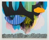 Spectacular Heart Craze by Carrie Moyer contemporary artwork drawing painting