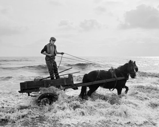 Seacoal Gordon on Critchs Cart Lynemouth Northumberland by Chris Killip contemporary artwork Photography