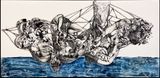 Suspended Between Border by Kevork Mourad contemporary artwork painting