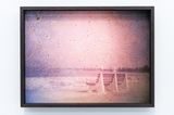 Untitled bench by the sea by Wei Leng Tay contemporary artwork photography print